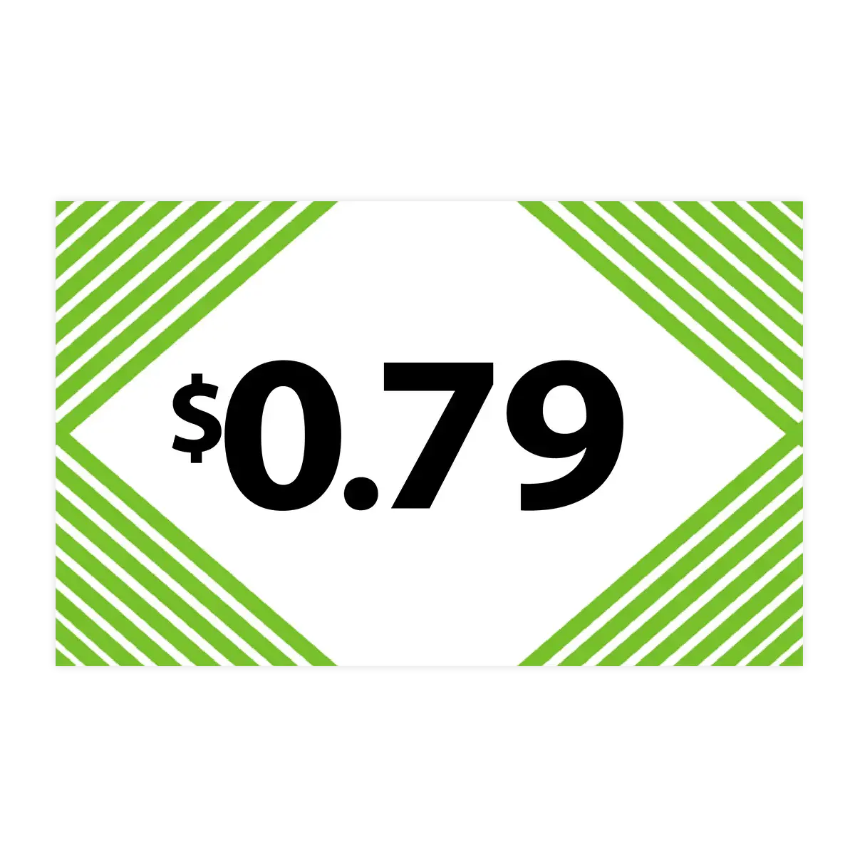 Merchandising Fixture - $0.79 Retail Tags 25 Pack 978290 1