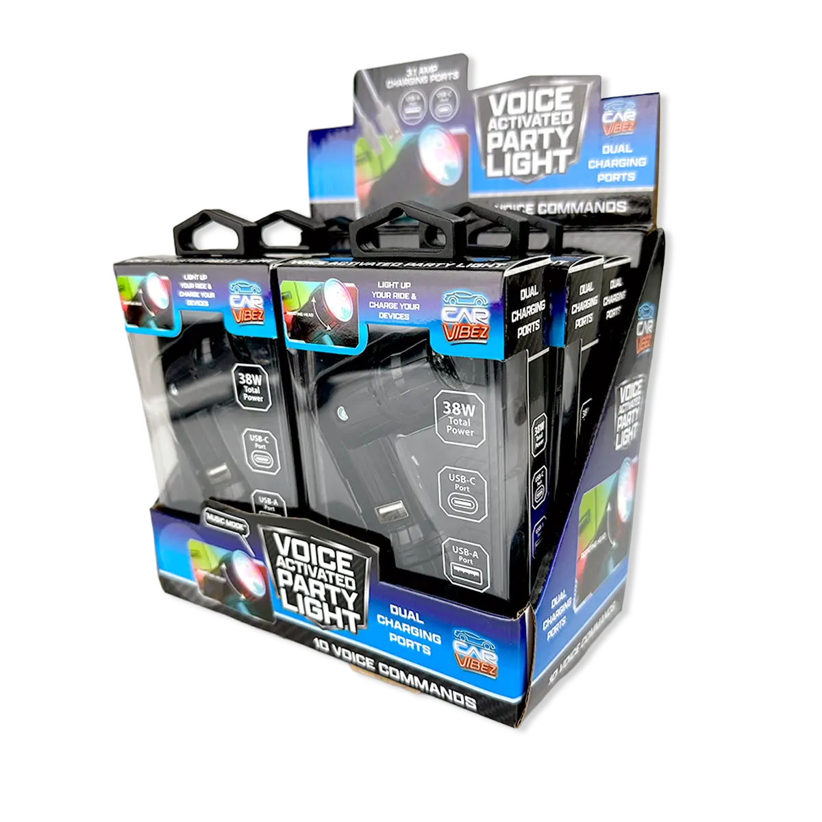 Voice Activated Usb Party Light - 6 Pieces Per Retail Ready Display 26103 1