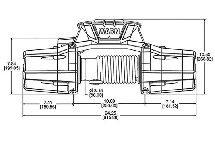 Warn 95950 Zeon 12-S Truck Winch 12K 1