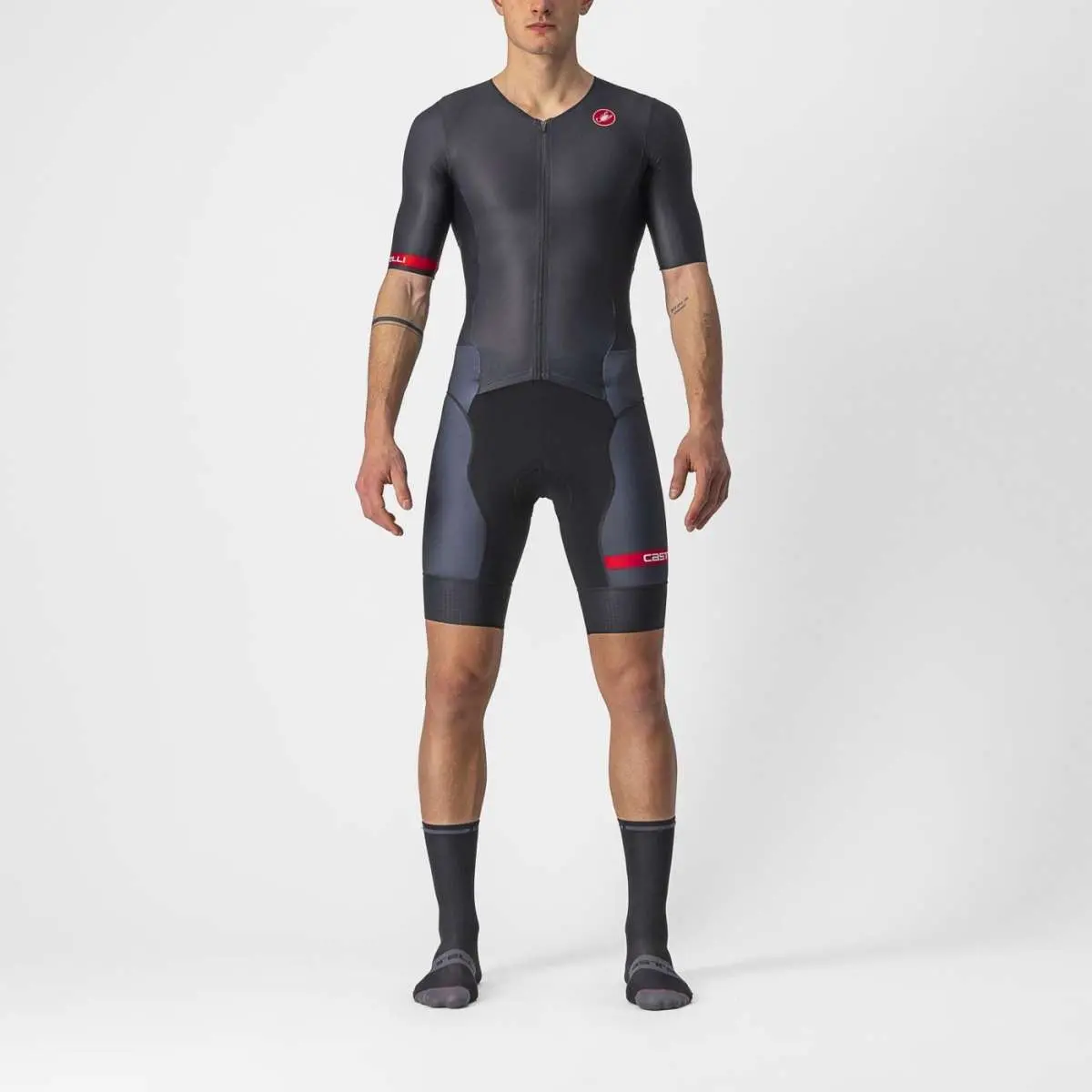 Castelli Free Sanremo Mens Short Sleeved Tri Suit 1