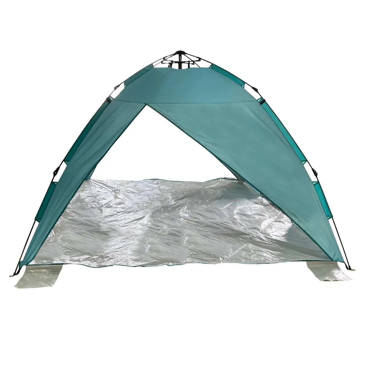Bliss Hammocks Bht-A39-Bt Pop-Up Beach Tent W/ Carry Bag | Sun Protectant & Wind Resistant, Durable, Breathable Mesh Walls | Collapsible Design (Blue & Teal) 2