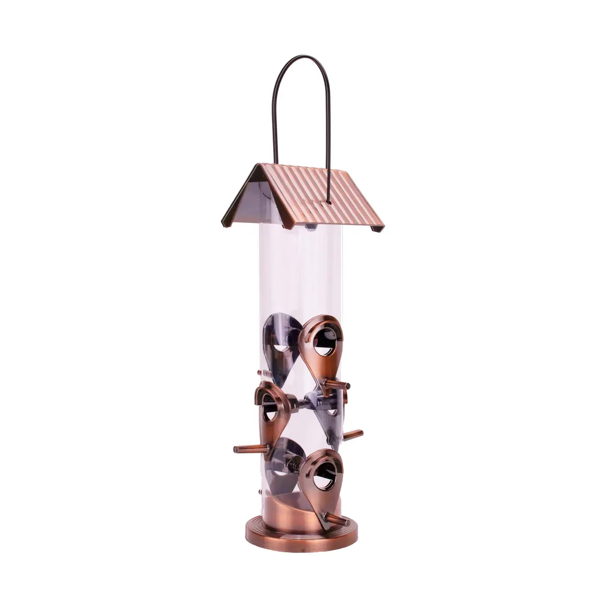 Bliss Outdoors Bbf-133 Bird Feeder W/ 6 Feeding Ports & Perches | Flip Top Cover | 1 Lb. Food Capacity 1