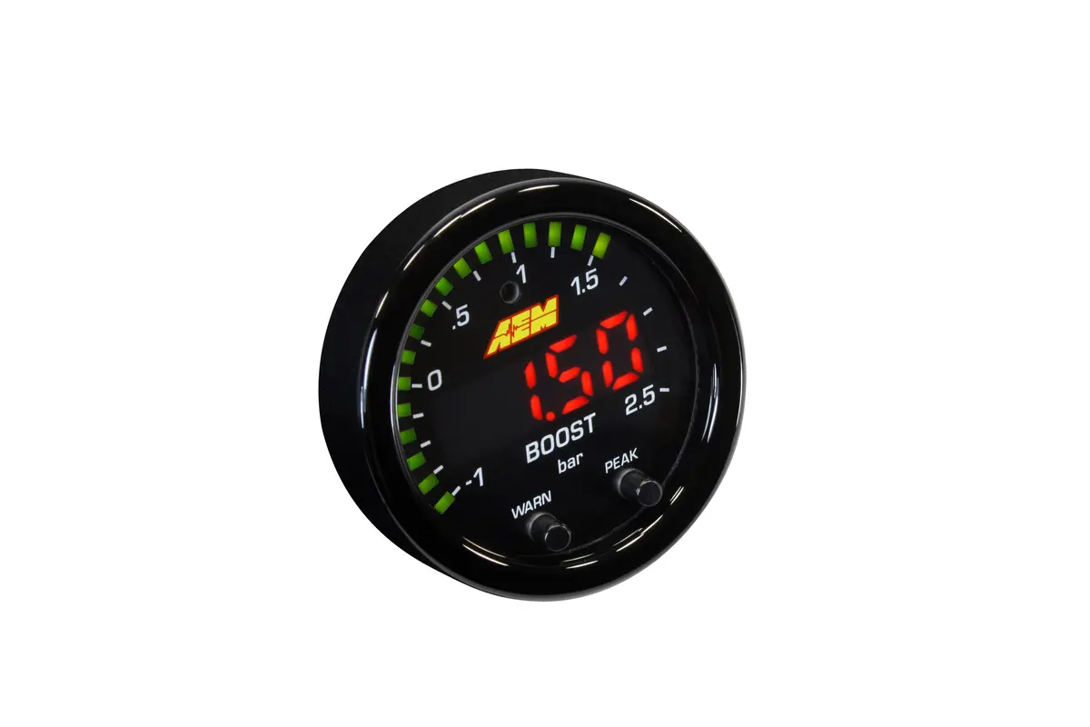 Aem X-Series Boost Gauge Kit 1