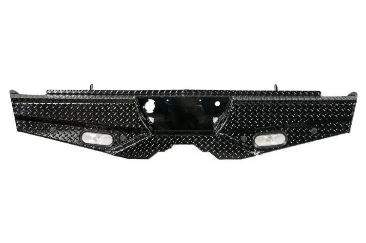 Frontier 100-21-1013 Diamond Chevy Silverado 1500 2015 Rear Bumper With Sensors And Light Holes 2
