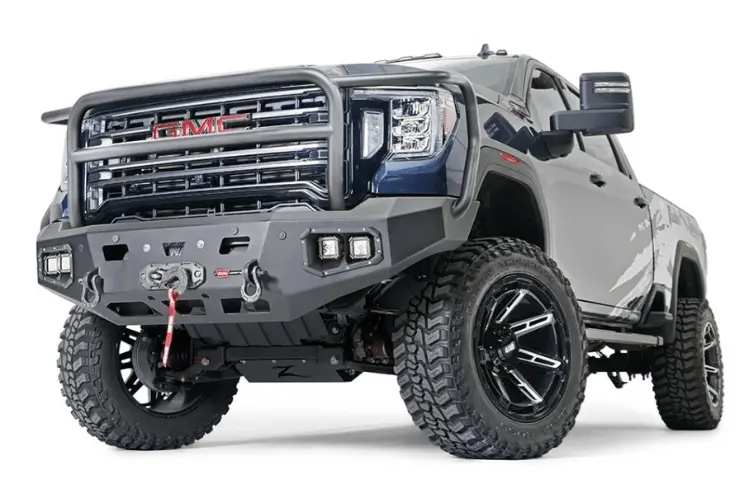 Warn 107178 Gmc Sierra 2500/3500 Hd 2020-2023 Ascent Front Bumper With Grille Guard 1