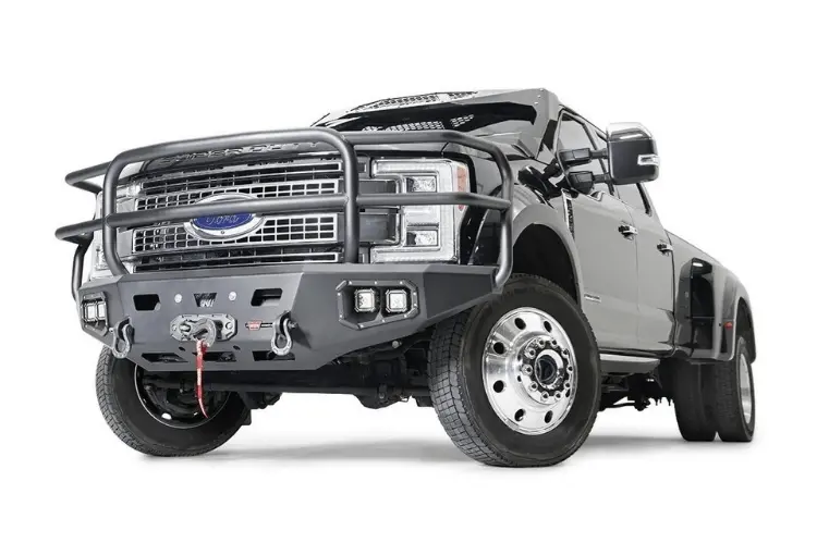 Warn 107182 Ford F450/F550 Superduty 2017-2022 Ascent Hd Front Bumper Full Grille Guard 1
