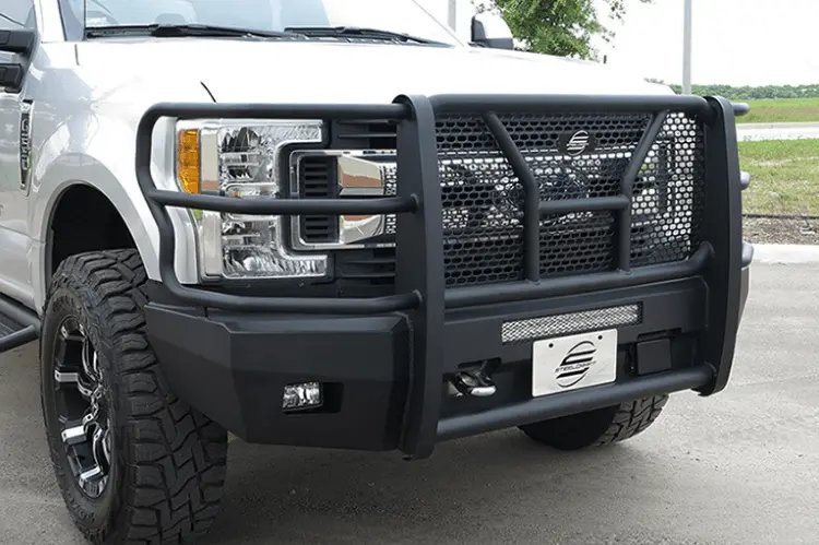 Steelcraft Elevation Hd Front Bumper Ford F250/F350 Superduty 2017-2022 60-11380Cc Supports Front Emblem Camera & Adaptive Cruise Control 1