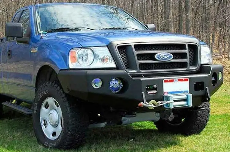 Trailready 12200B Ford F250 Superduty 1997-2003 Extreme Duty Front Bumper Winch Ready Base 1