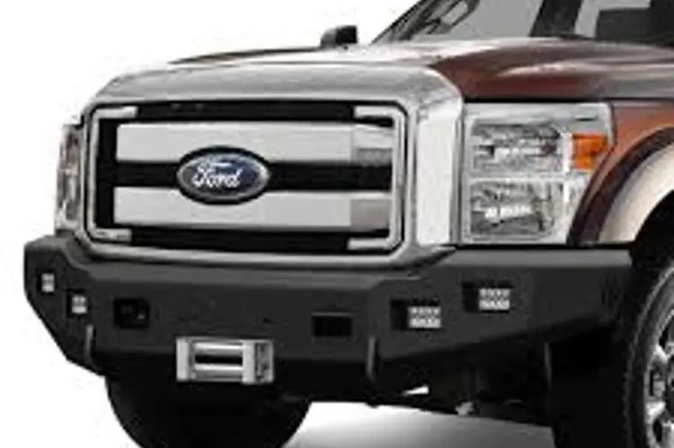 Trailready 12365B Ford F250/F350 Superduty 2017-2022 Front Bumper Base Winch Ready 1