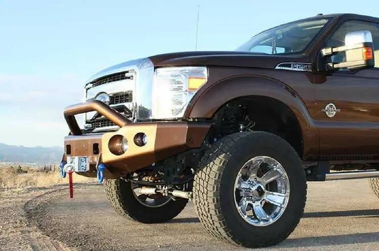 Trailready 12375P Ford F450/F550 Superduty 2017-2022 Front Bumper Pre-Runner Guard Winch Ready 1