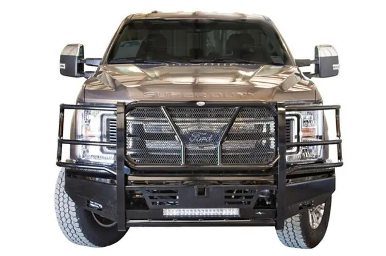 Frontier 130-11-7006 Ford F250/F350 Superduty 2017-2019 Pro Front Bumper With Light Bar 1