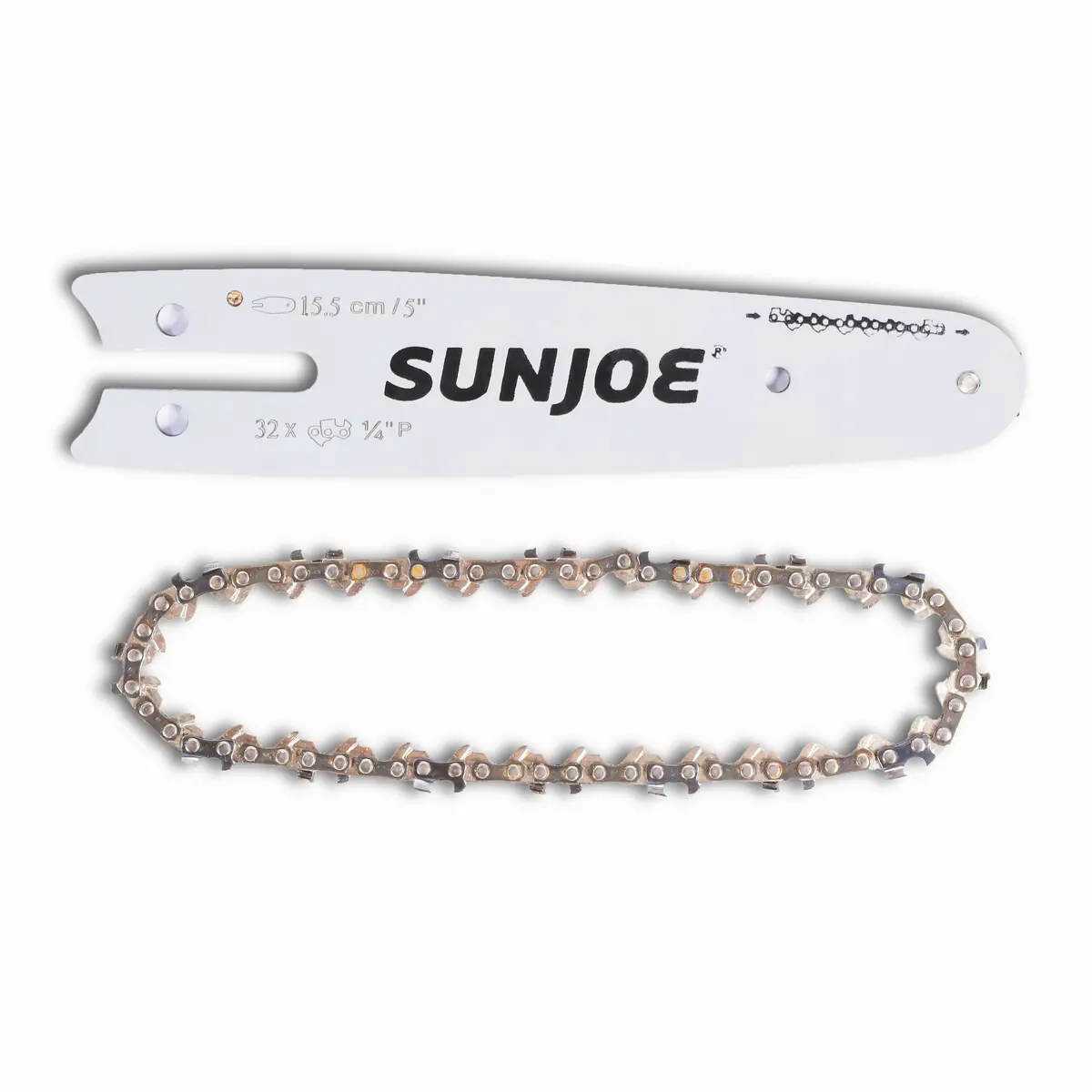 Sun Joe 5-Inch Chainsaw Staying Sharp Kit | Bar And Heat-Treated Hard-Chrome Chain 1