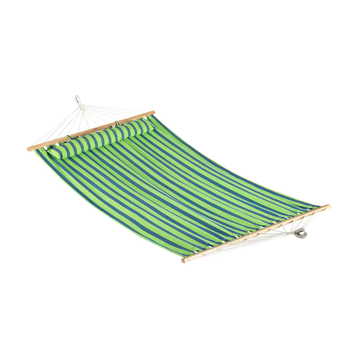 Bliss Hammocks Bh-404D Caribbean Hammock W/ Pillow & Hanging Hardware | 48-In. Wide | 265 Lb. Capacity (Mediterranean) 1