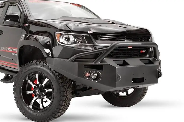 Fab Fours Cc15-H3352-1 Chevy Colorado 2015-2020 Premium Front Bumper Winch Ready With Pre-Runner Guard (Does Not Fit Chevy Colorado Zr2) 1