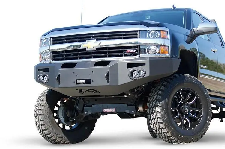 Fab Fours Ch14-A3051-1 Chevy Silverado 2500/3500 2015-2019 Premium Front Bumper Winch Ready No Guard 1