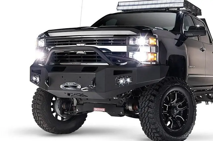 Fab Fours Premium Front Bumper Winch Pre-Runner 2015-2019 Chevy Silverado 2500/3500 Ch14-A3052-1 1