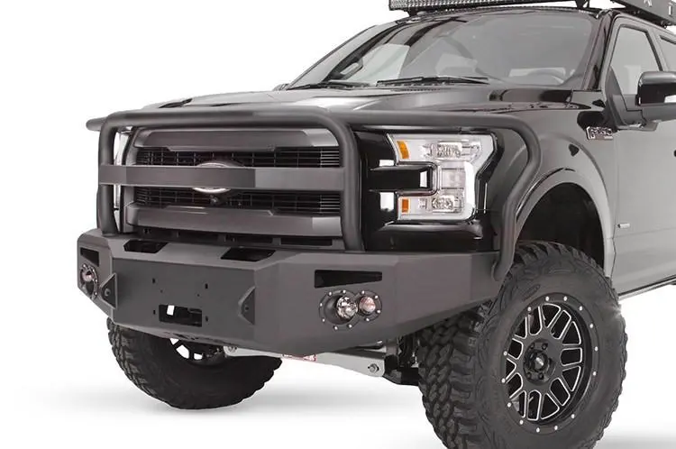 Fab Fours Ff15-H3250-1 Ford F150 2015-2017 Premium Front Bumper Winch Ready With Full Guard 1