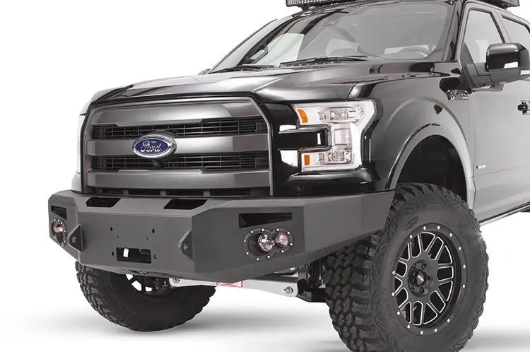 Fab Fours Ff15-H3251-1 Ford F150 2015-2017 Premium Front Bumper Winch Ready No Guard 1