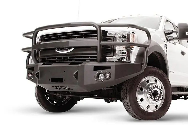 Fab Fours Fs17-A4250-1 Ford F450/F550 Superduty 2017-2022 Premium Front Bumper Winch Ready With Full Guard 1