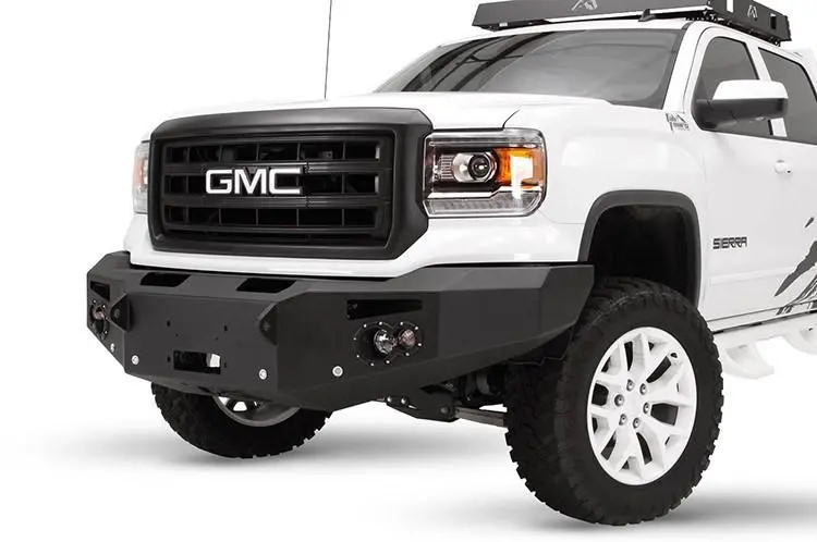 Fab Fours Gs14-F3151-1 Gmc Sierra 1500 2014-2015 Premium Front Bumper Sensor Winch Ready No Guard 2