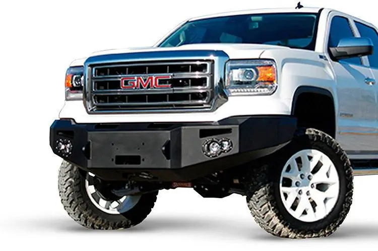 Fab Fours Gs14-H3151-1 Gmc Sierra 1500 2014-2015 Premium Front Bumper Winch Ready No Guard 2