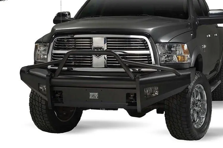 Fab Fours Black Steel Elite Pre-Runner Front Bumper 2010-2018 Dodge Ram 2500/3500 Dr10-Q2962-1 1