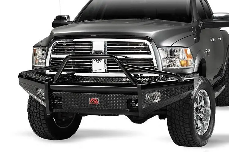 Fab Fours Dr10-S2962-1 Dodge Ram 2500/3500 2010-2018 Black Steel Front Bumper With Pre-Runner Guard 1
