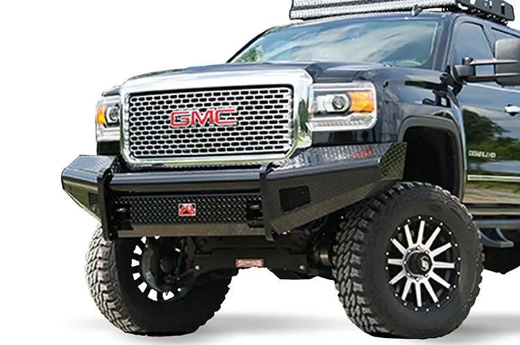 Fab Fours Gm14-S3161-1 Gmc Sierra 2500/3500 2015-2019 Black Steel Front Bumper No Guard 1