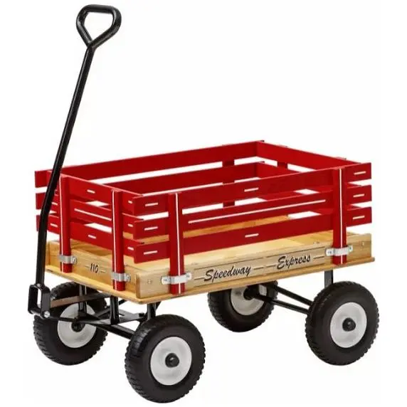 18″ X 28″ (Red) 110 Speedway Express Kids Wagon W/ Side Racks 800 # 1