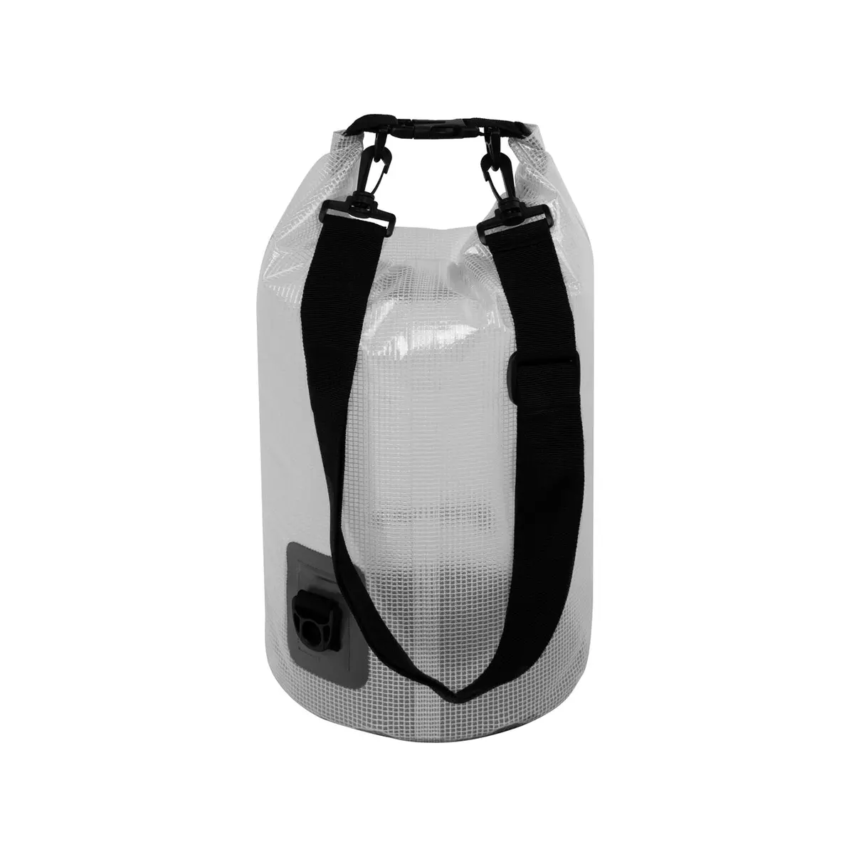 Trailgear Tg-800-10Bk Heavy-Duty Transparent Dry Bag | Roll-Top Closure Design | Lightweight W/ Shoulder Strap | 10 Liter (Black) 2