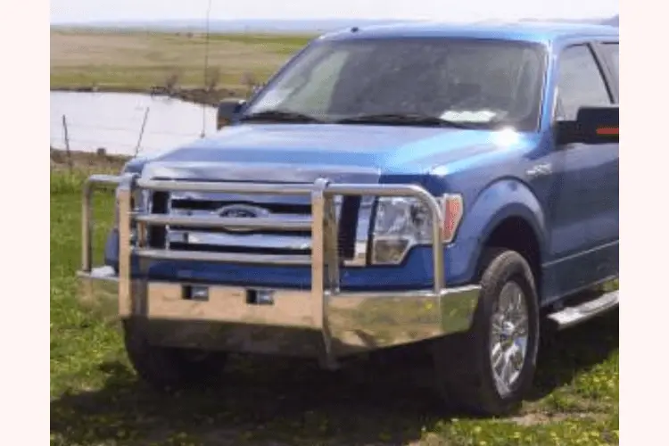 Truck Defender Aluminum Front Bumper Ford F150 2004-2008 Standard Polished 1F-0408 1