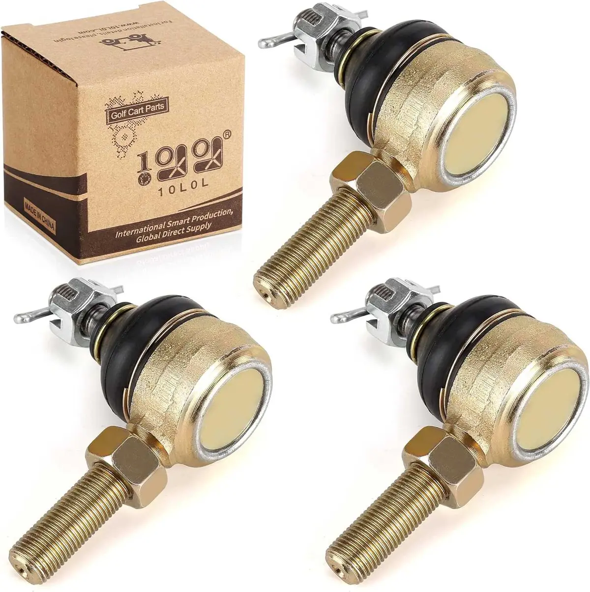 Golf Cart Tie Rod End Kit For Club Car Ds 1976-2008 Gas & Electric | 10L0l 1