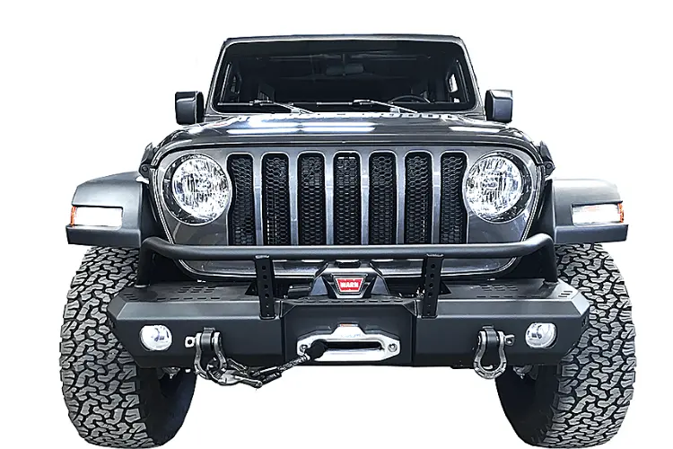 Warrior 6538 Jeep Gladiator Jt 2020-2024 Mod Series Front Bumper Mid-Width With Brush Guard 1
