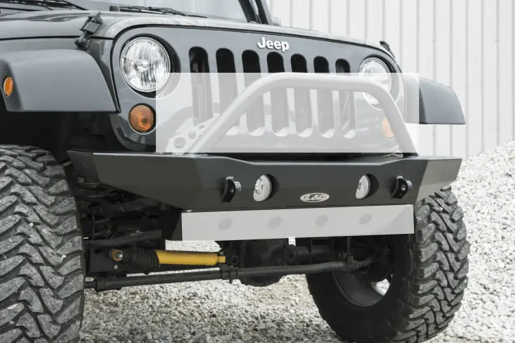 Lod Offroad Destroyer Front Bumper Jeep Wrangler Jk 2007-2017 Mid-Width Without Bull Bar Guard Jfb0711 1