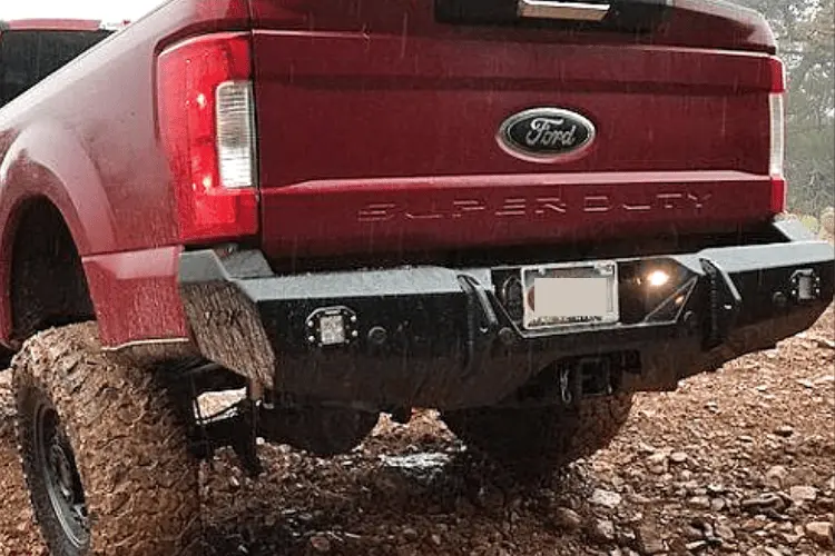 Throttle Down Kustoms Rno2021f Ford F250/F350 Superduty 2020-2021 Rear Bumper 1
