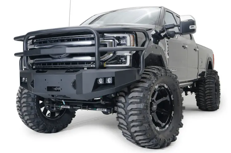 Fab Fours Fs17-A4160-1 Ford F250/F350 Superduty 2017-2022 Premium Front Bumper Winch Ready With Full Guard 1