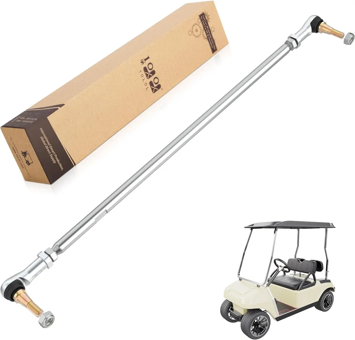 Golf Cart Tie Rod Assembly 26.44 Inch For Ezgo Txt Gas & Electric 2001-Up - 10L0l 1