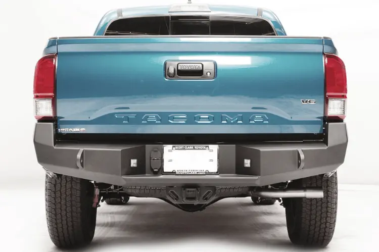 Fab Fours Tt16-W3650-1 Premium Rear Bumper Toyota Tacoma 2016-2023 Non-Sensor 1