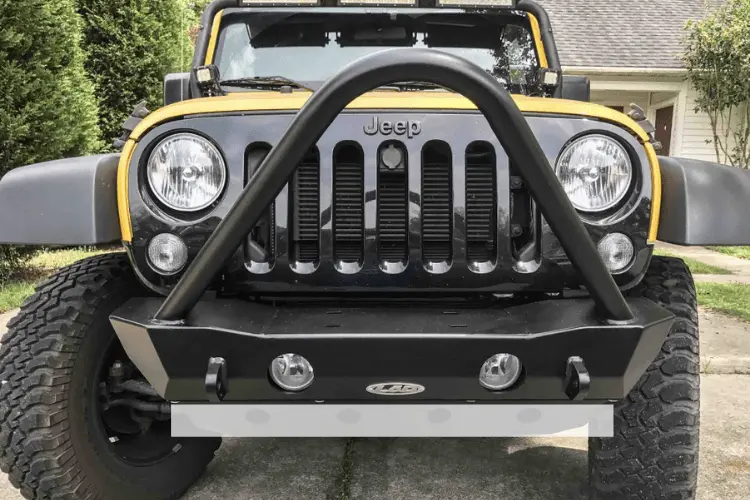 Lod Offroad Destroyer Front Bumper Jeep Wrangler Jk 2007-2017 Shorty With Stinger Guard Jfb0705 1