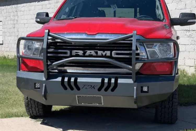 Throttle Down Kustoms Bgrma1920d1500 Dodge Ram 1500 2019-2023 Front Bumper Mayhem Guard 1