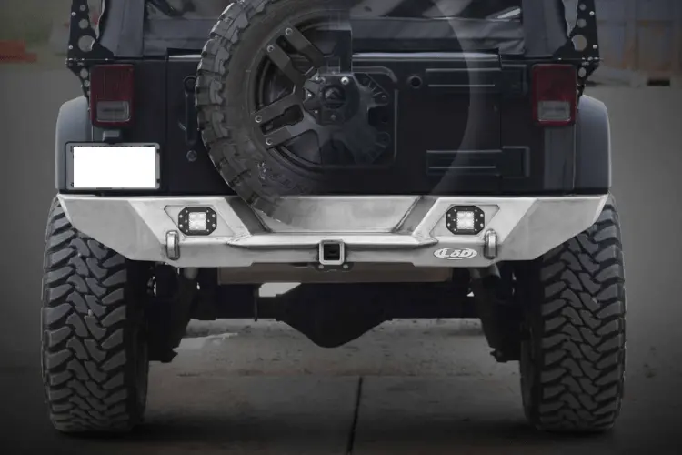 Lod Offroad Destroyer Rear Bumper Jeep Wrangler Jk 2007-2017 Full-Width Jrb0741 1