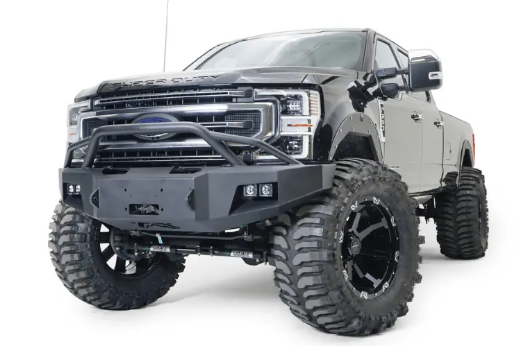 Fab Fours Fs17-A4162-1 Ford F250/F350 Superduty 2017-2022 Premium Front Bumper Winch Ready With Pre-Runner Guard 1