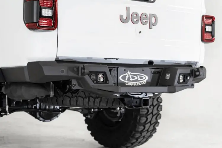 Add R971241280103 Jeep Gladiator Jt 2020-2023 Stealth Fighter Rear Bumper With Back Up Sensors 1