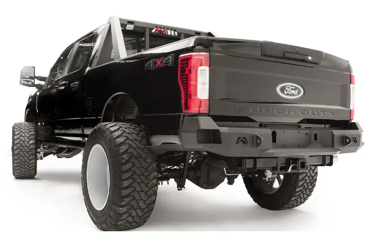 Fab Fours Fs17-W4150-1 Ford F250/F350 Superduty 2017-2022 Premium Rear Bumper No Sensor 1