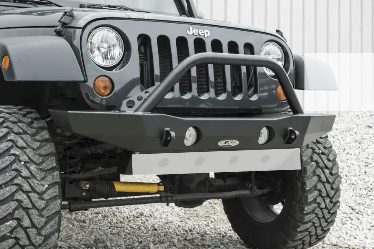 Lod Offroad Destroyer Front Bumper Jeep Wrangler Jk 2007-2017 Mid-Width With Bull Bar Guard Jfb0713 1