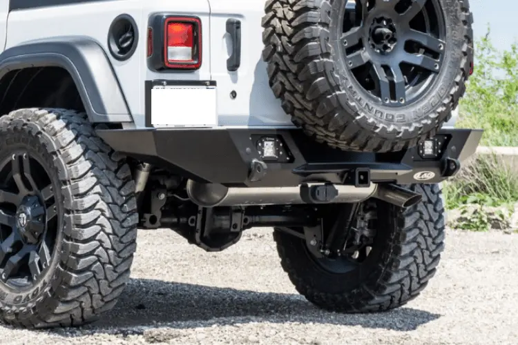 Lod Offroad Destroyer Rear Bumper Jeep Wrangler Jl 2018-2020 Full-Width Jrb1841 1