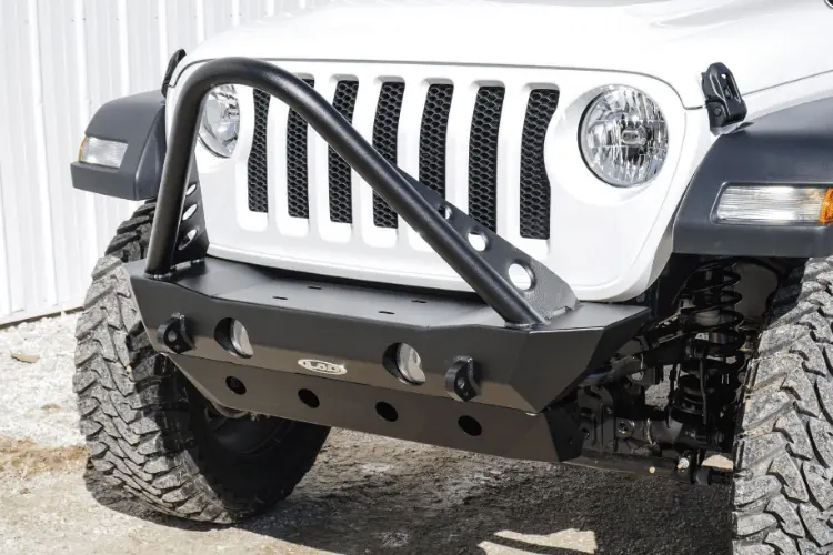 Lod Offroad Destroyer Front Bumper Jeep Wrangler Jl 2018-2020 Shorty With Stinger Guard Jfb1805 1