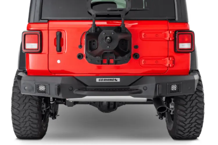 Go Rhino 371200T Jeep Wrangler Jl 2018-2024 Rockline Rear Bumper  Full 1