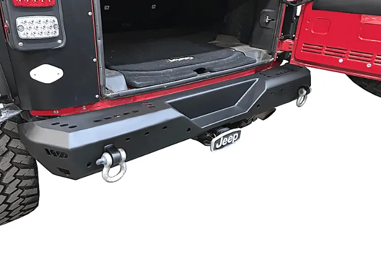 Warrior 6590 Jeep Wrangler Jk 2007-2018 Mod Series Rear Bumper 1