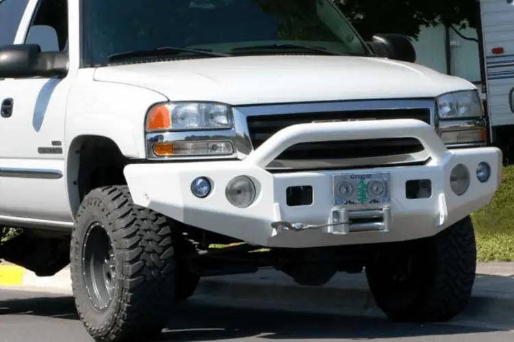 Trailready 10400P Chevy Silverado 2500/3500 2003-2007.5 Extreme Duty Front Bumper Winch Ready With Pre-Runner Guard 1